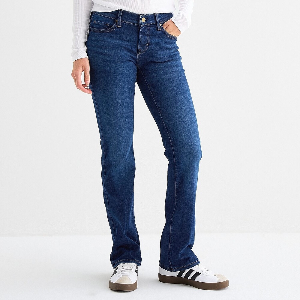 MSRP $48 A.N.A Womens 14 Dark Moonlight Low Rise Vintage Bootcut Jeans